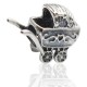 Perle Charmies Landau en argent antique