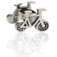 Perle Charmies Bicyclette en argent antique