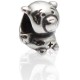 Perle Charmies Cochon en argent antique