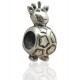 Perle Charmies Girafe en argent antique